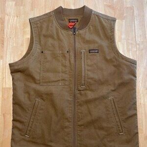 Patagonia All Seasons Hemp Canvas Vest - Mens - Size Large - Coriander Brown